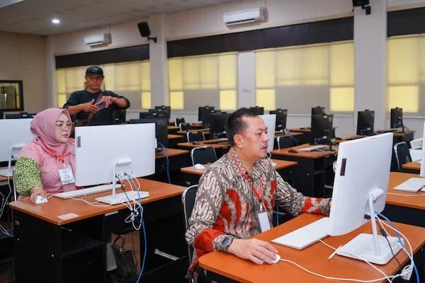 Pelaksanaan uji kompetensi calon Sekda Luwu (dok. Ist)