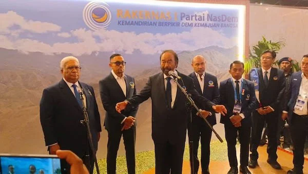 Ketua Umum Partai NasDem, Surya Paloh, (Dok: Sinta Kabar Makassar).