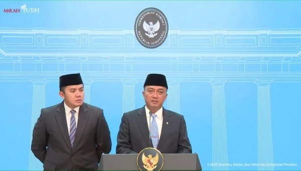 Tangkapan layar konferensi pers Sekretariat Presiden (Dok : Syamsi KabarMakassar).