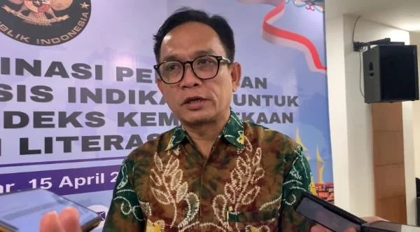 Ketua Tim Literasi Digital Segmen Pemerintahan pada Pusat Pengembangan Literasi Digital Komdigi, Bambang Tri Santoso (dok. Syamsi/KabarMakassar)