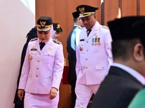 Naili Trisal dan Akhmad Syarifuddin Daud sebagai Wali Kota dan Wakil Wali Kota Palopo masa jabatan 2025–2030, (Dok: Ist).