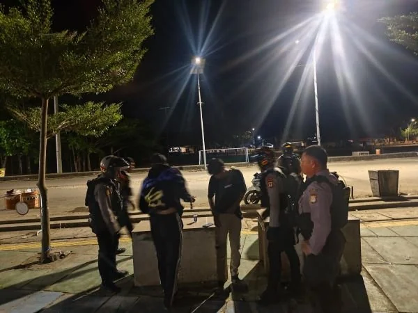 Satuan Samapta (Satsamapta) Polres Bulukumba saat melakukan patroli (Dok : Ist).