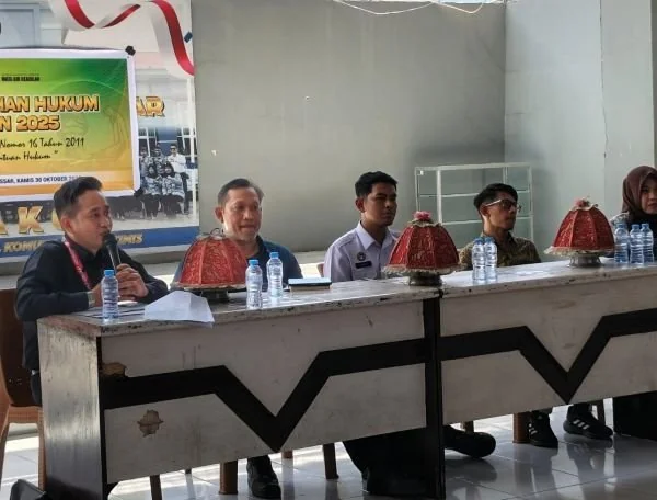 Kanwil Kemenkum Sulsel Gelar Penyuluhan Hukum bagi Tahanan Rutan Makassar. Dok. Ist