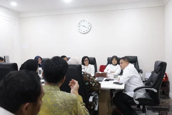 Audiensi BPJS ketenagakerjaan dengan Wali Kota Makassar, (Dok: Ist).