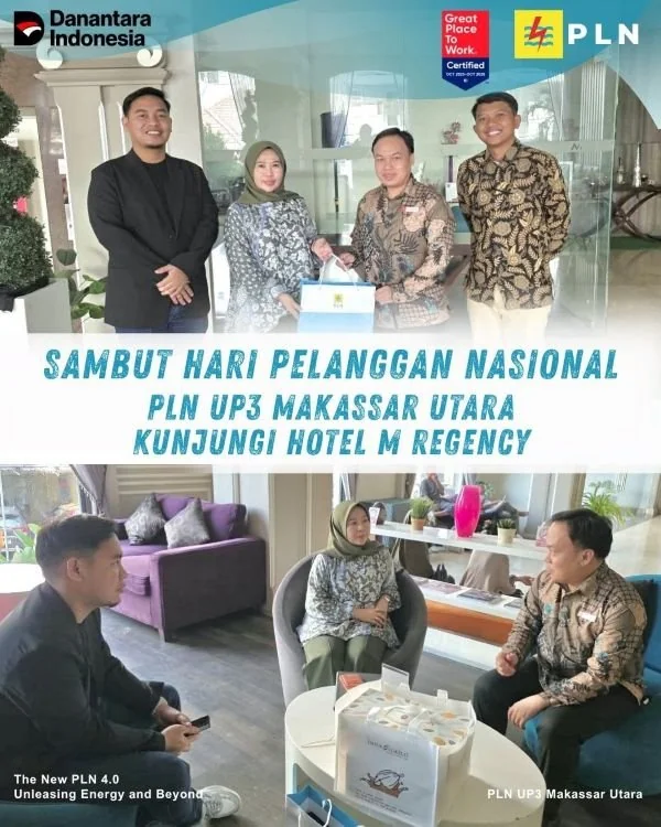 PLN UP3 Makassar Utara menegaskan komitmennya untuk terus hadir, mendengarkan, dan memberikan pelayanan terbaik, baik dalam menjaga keandalan pasokan maupun dalam merespons kebutuhan dan pengaduan pelanggan (Dok: Ist)