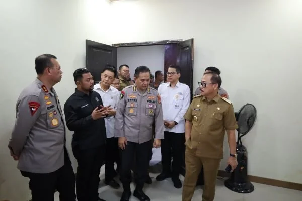 Dokpol Polda Sulbar saat paparkan program (Dok : Ist).