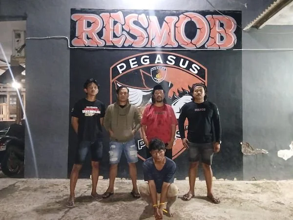 TA, saat diamankan Tim Pegasus Resmob Polres Jeneponto