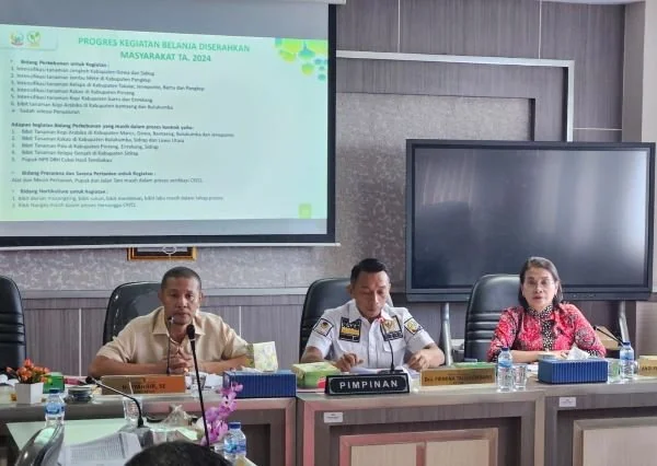 Wakil Ketua DPRD Sulsel, Syaharuddin Alrif memimpin rapat kerja Evaluasi Triwulan I APBD tahun anggaran 2024.