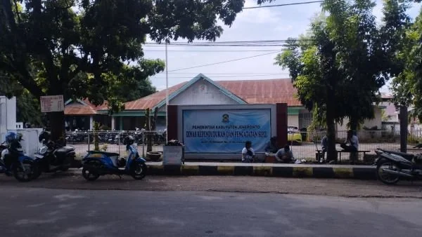 Kantor Dukcapil Jeneponto (Dok : Ullah KabarMakassar).