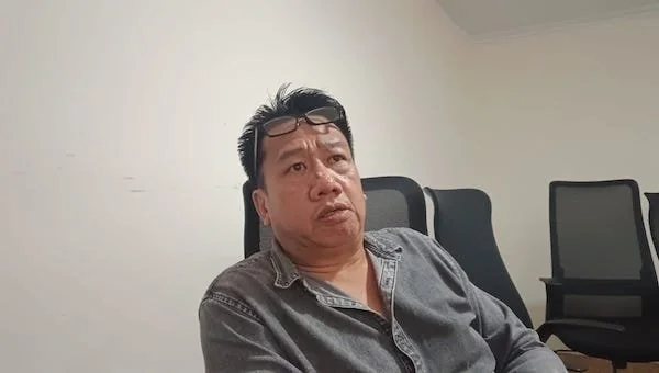 Sekretaris DPC PDIP Makassar, William (Dok: Sinta KabarMakassar).