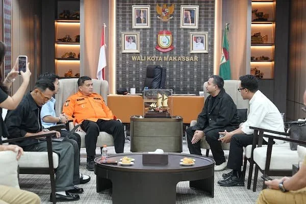 Founder USS Networks, Sayed Muhammad saat Audiensi dengan Walikota Makassar Munafri Arifuddin (Dok: Ist).