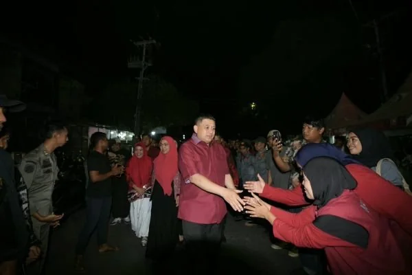 Wali Kota Makassar Munafri Arifuddin saat Menghadiri Pesta Rakyat di Mariso (Dok: Ist)