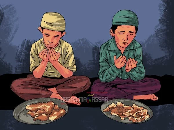 Ilustrasi berbuka puasa (Dok: KabarMakassar)