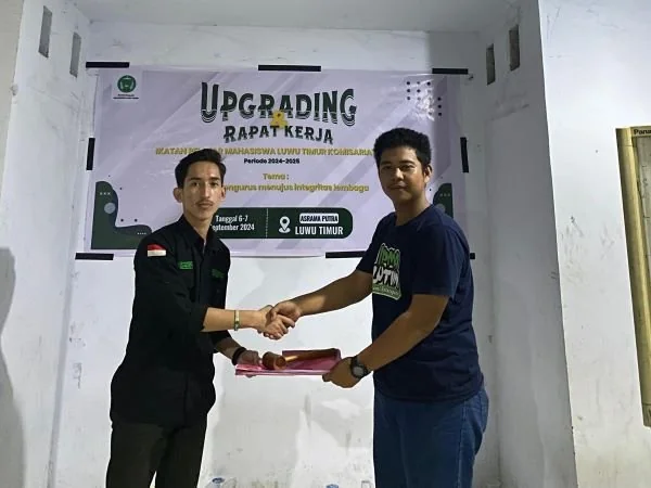 Ikatan Pelajar Mahasiswa Lutim sukses melaksanakan Rapat Kerja yang berlangsung di Asrama Mahasiswa Putra Luwu Timur (Dok : Ist).