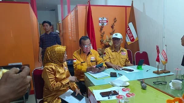 Anggota Steering Committee (SC) Musda Hanura Sulsel, (Dok: Sinta Kabar Makassar).