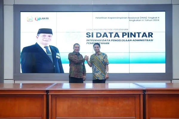 Plh Sekretaris Daerah Provinsi Sulsel, Andi Darmawan Bintang saat launching Si Data Pintar (Dok: Ist)