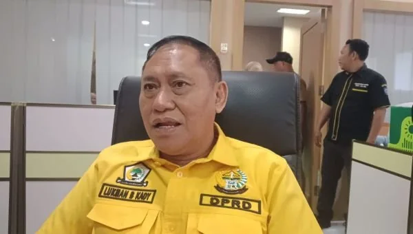 Ketua Organizing Committee (OC) Musda Golkar Sulsel, Lukman B Kadi (Dok: Sinta KabarMakassar).