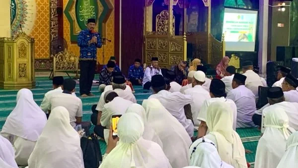 CJH asal Kabupaten Bulukumba mengikuti bimbingan Manasik Haji (Dok : Ist).