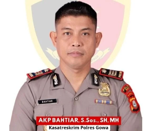 Kasat Reskrim Polres Gowa AKP Bahtiar. (Dok: Ist)