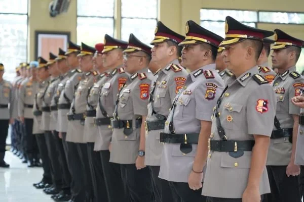 11 Pejabat Utama Polda Sulbar yang berganti (dok:ist)