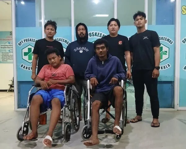 Tim Pegasus Resmob  Polres Jeneponto saat mengamankan TK dan S. (Foto/ist).