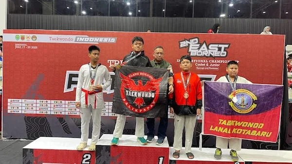 Atlet Manakarra Taekwondo yang ikut dalam 2nd East Borneo International Championship 2025(dok:Ist)