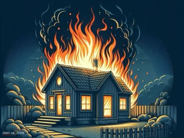 Ilustrasi kebakaran (Dok : KabarMakassar).