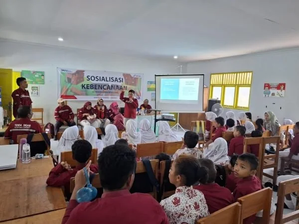Peringati Bulan K3, Pertamina Sulawesi Gelar Sosialisasi Kebencanaan di SD Gorontalo (Dok : Ist).