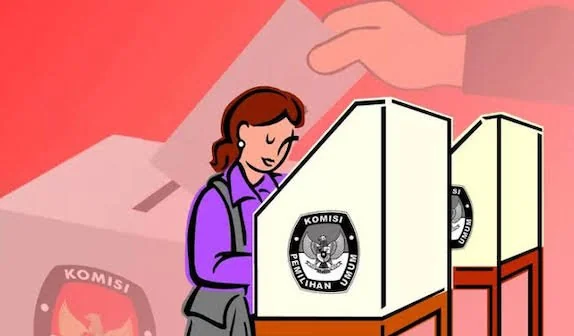 Ilustrasi pengawasan TPS Pemilu 2024
