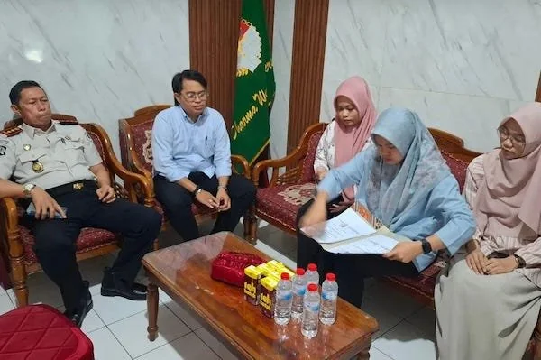 Rutan Kelas IIB Bantaeng saat menunjukkan MoU program Pembinaan Psikologis bagi narapidana. (Ist).