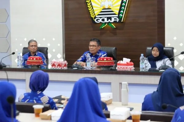 Penjabat Sekretaris Daerah Kabupaten Gowa, Abdul Karim Dania membuka Monitoring dan Evaluasi (Monev) Pejabat Pengelola Informasi dan Dokumentasi (PPID) Kabupaten Gowa Tahun 2024 (Dok : Ist).