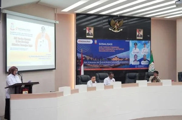 Wakil Wali Kota Makassar Munafri Arifuddin saat Sambutan di Edukasi Keuangan, (Dok: Ist).