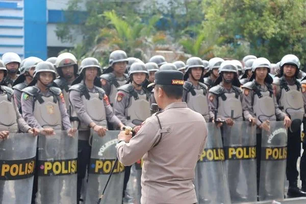 persiapan pengaman May Day Polres Maros (Dok: Ist)