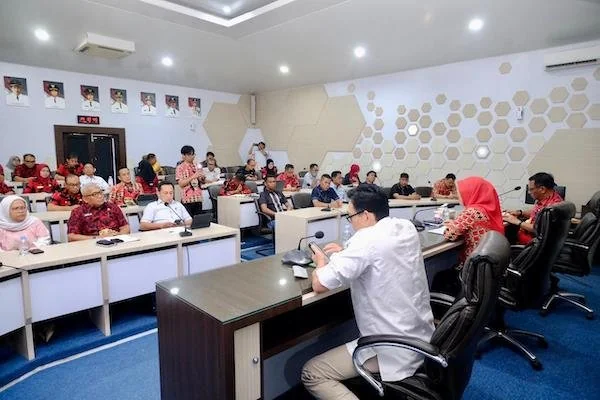 Pembinaan Pengendalian Alih Fungsi Lahan Sawah dalam rangka percepatan penyelesaian Revisi RTRW Kabupaten Gowa (Dok: Ist).