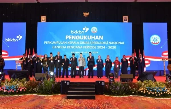 Pelantikan Ketua Umum Perkumpulan Kepala Dinas (Perkadis) Nasional Bangga Kencana Periode 2024-2026.