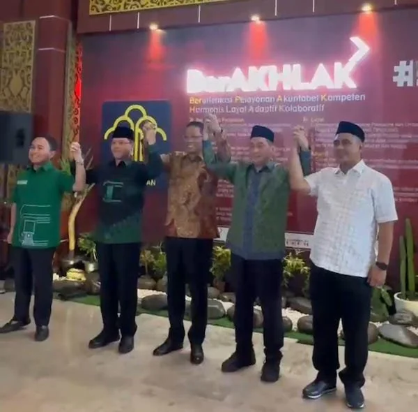 Suasana Menkumham Supratman Satukan Kubu PPP, (Dok: Ist).
