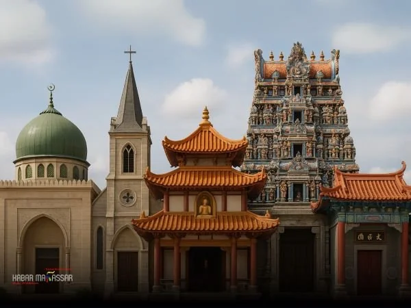 Ilustrasi Rumah Ibadah (Dok : KabarMakassar).