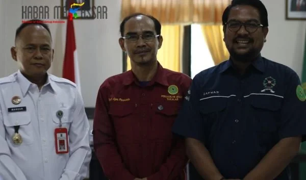 Kalapas Kelas IIB Takalar silaturahmi ke forkopimda Takalar (Dok : Ist).