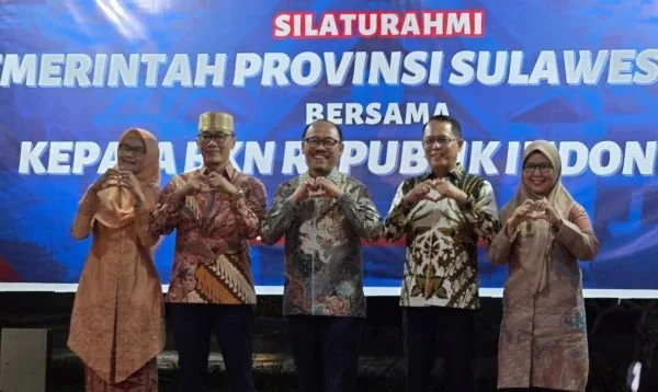 Silatuhmi Gubernur Sulbar dan Kepala BKN di Mamuju. (Dok: Ist)