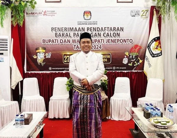 Koordinator Divisi Sosialisasi dan Parmas KPU Jeneponto,Hasrullah Hafid. (Foto/ ist).