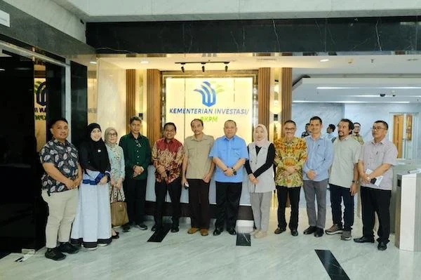Rombongan Pemkab Jeneponto saat temui Kementerian Investasi BKM (Ist).