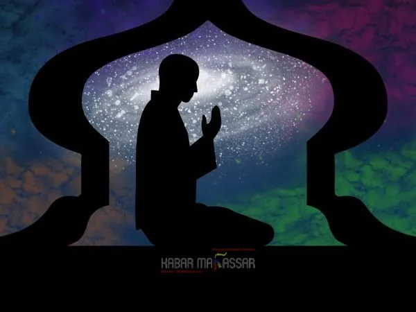 Ilustrasi berdoa (Dok : KabarMakassar).