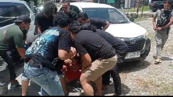 DPO pelaku curas saat diamankan Tim Resmob Polresta Mamuju (Dok : Ist).