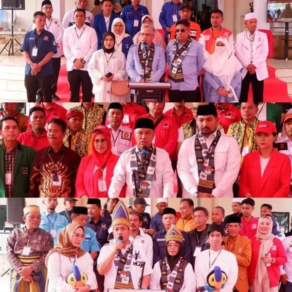 Tiga Pasangan Calon (Paslon) Bupati dan Wakil Bupati Luwu Timur (Dok : Ist).