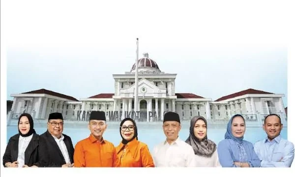 Empat paslon kandidat PSU Pilkada Palopo (Dok : Ist).