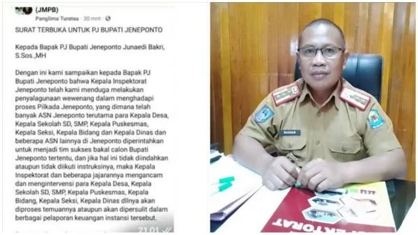 Kepala Inspektorat Jeneponto, Maskur (Dok : ullah).