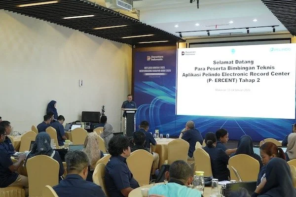 Bimtek P-ERCENT Tahap 2 menegaskan komitmen Pelindo Regional 4 dalam memperkuat pengelolaan arsip digital yang tertib, terintegrasi dan akuntabel (Dok: Ist)