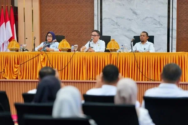 Sharing session strategi pembangunan kebudayaan, pariwisata, dan ekonomi kreatif kabupaten/kota se-Sulsel (dok. Ist)