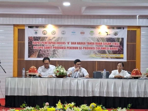 Rapat penetapan harga TBS di Sulawesi Barat(dok:ist)