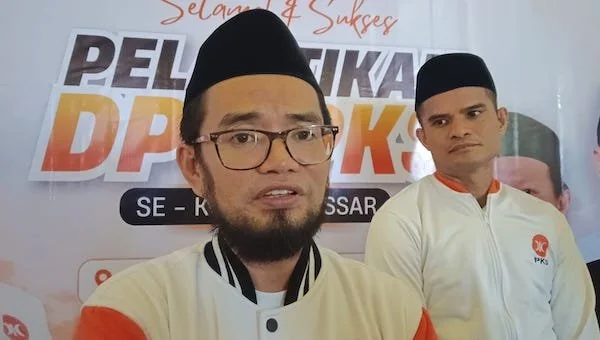 Ketua DPD PKS Kota Makassar, Andi Hadi Ibrahim Baso (Dok: Sinta KabarMakassar).